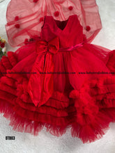 Load image into Gallery viewer, BT803 Ruby Ruffles Celebration Dress for Little Showstoppers