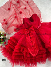 Load image into Gallery viewer, BT803 Ruby Ruffles Celebration Dress for Little Showstoppers