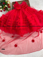 Load image into Gallery viewer, BT803 Ruby Ruffles Celebration Dress for Little Showstoppers