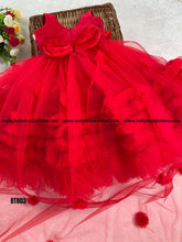Load image into Gallery viewer, BT803 Ruby Ruffles Celebration Dress for Little Showstoppers