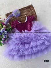 Load image into Gallery viewer, BT809 Glittering Joy: Kids' Sparkle Frolic Dress