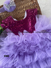 Load image into Gallery viewer, BT809 Glittering Joy: Kids' Sparkle Frolic Dress