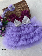 Load image into Gallery viewer, BT809 Glittering Joy: Kids' Sparkle Frolic Dress