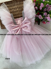 Load image into Gallery viewer, BT1079 Pink Whisper Party Frock - Where Elegance Meets Playfulness