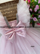Load image into Gallery viewer, BT1079 Pink Whisper Party Frock - Where Elegance Meets Playfulness