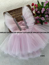 Load image into Gallery viewer, BT1079 Pink Whisper Party Frock - Where Elegance Meets Playfulness