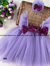 Load image into Gallery viewer, BT812 Sequins Bow Frock