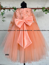 Load image into Gallery viewer, BT813 Peach Blossom Frolic Dress – A Celebration of Childhood Charm