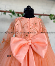 Load image into Gallery viewer, BT813 Peach Blossom Frolic Dress – A Celebration of Childhood Charm