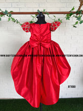 Load image into Gallery viewer, BT1080 Crimson Jewel Party Dress - Where Elegance Meets Enchantment!