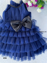 Load image into Gallery viewer, BT729 Midnight Blue Elegance Dress – A Night Sky Fairytale