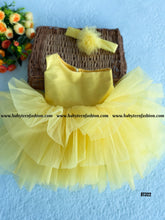 Load image into Gallery viewer, BT322 Sunshine Charm: Lemon Delight Dress