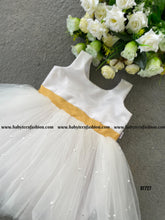 Load image into Gallery viewer, BT727 Sunshine Whimsy: Classic Ivory & Gold Dress