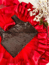 Load image into Gallery viewer, BT442 Glamour Glitz Red & Sequin Dress – Shine at Every Party!