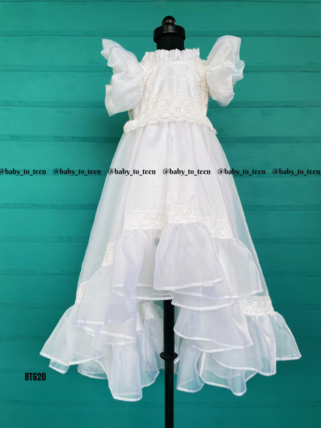 BT620 Enchanted Princess Gown - Elegance for Little Celebrations