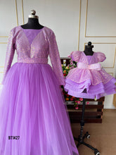 Load image into Gallery viewer, BT1427 Glittering Lilac Duo - Sparkling Mother &amp; Child Elegance
