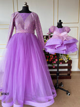 Load image into Gallery viewer, BT1427 Glittering Lilac Duo - Sparkling Mother &amp; Child Elegance
