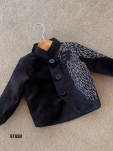 Load image into Gallery viewer, BT1880 Elegant Angelic Embroidered Velvet Party Wear Ensemble for Boys
