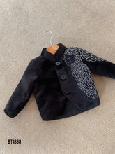Load image into Gallery viewer, BT1880 Elegant Angelic Embroidered Velvet Party Wear Ensemble for Boys
