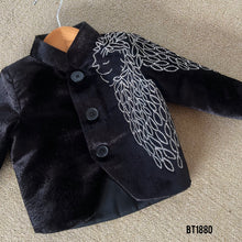 Load image into Gallery viewer, BT1880 Elegant Angelic Embroidered Velvet Ensemble for Boys
