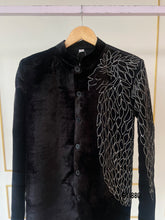 Load image into Gallery viewer, BT1880 Elegant Angelic Embroidered Velvet Party Wear Ensemble for Boys
