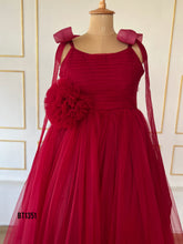 Load image into Gallery viewer, BT1351 Crimson Elegance - Mommy &amp; Me Gown Duo
