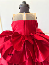 Load image into Gallery viewer, BT1698 Butterfly Hand Embroidered Party Wear Frock  For Baby Girls
