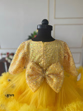 Load image into Gallery viewer, BT1476 Gold Yellow Luxury Bling Party wear
