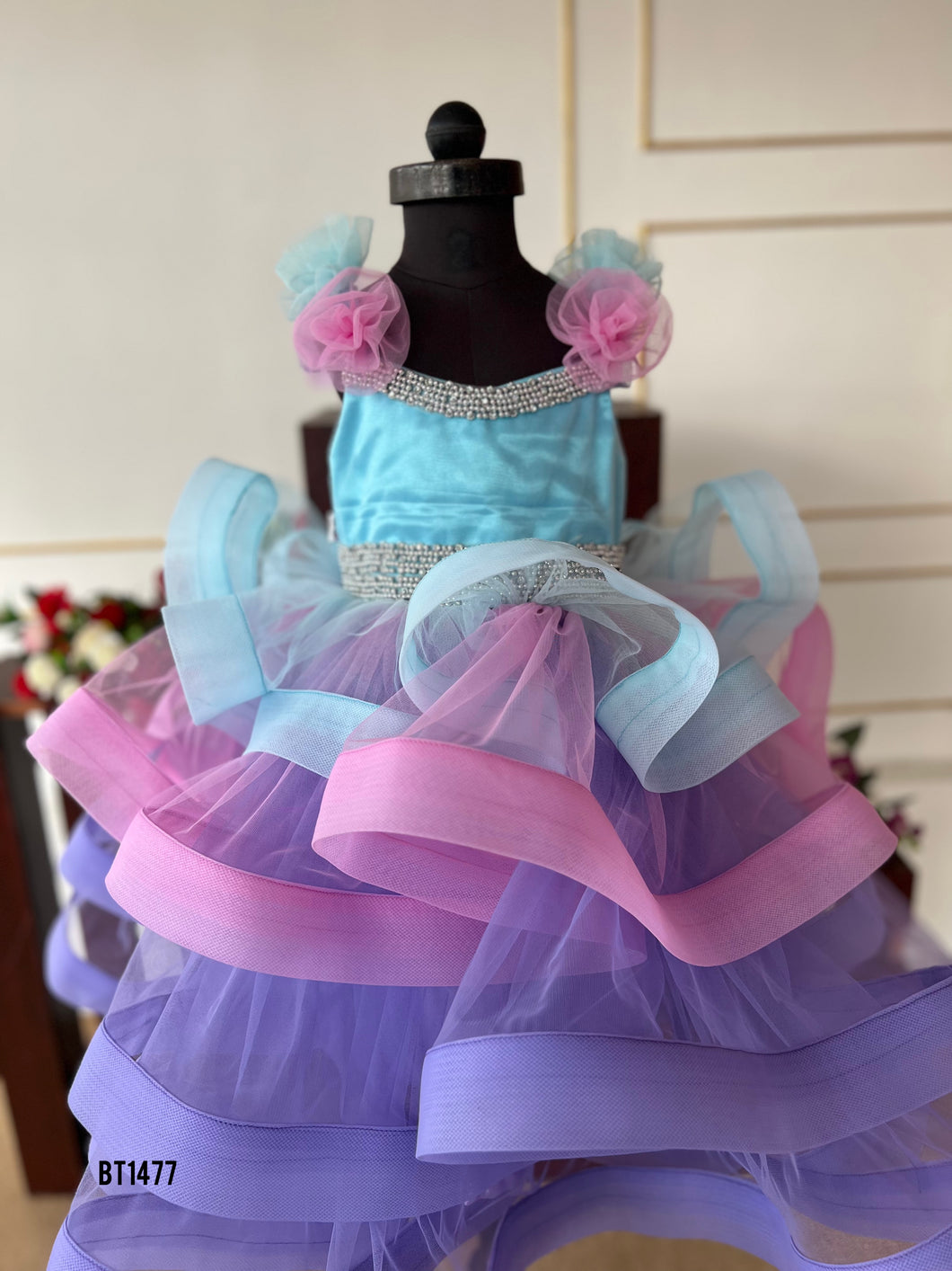 BT1477 Pastel Paradise Party Dress for Tiny Dancers