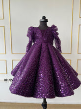 Load image into Gallery viewer, BT1705 Luxury Bling Birthday Party Wear For Baby Girls
