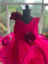 Load image into Gallery viewer, BT1482 Flower Bouncy Frock for Baby Girls
