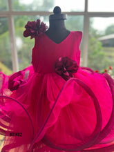 Load image into Gallery viewer, BT1482 Flower Bouncy Frock for Baby Girls
