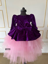 Load image into Gallery viewer, BT1711 Plum Princess Winter Gala Dress

