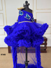 Load image into Gallery viewer, BT1486 Sapphire Elegance Dress - Dazzle in a Deep Blue Dream!
