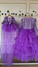 Load image into Gallery viewer, BT1918 Lavender Love - Mom &amp; Baby Combo Dress
