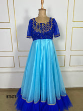 Load image into Gallery viewer, BT1473 Sapphire Serenade: Royal Blue Elegance Mommy &amp; Me Gowns
