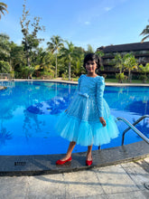 Load image into Gallery viewer, BT1727 Crimson Twinkle Fuchsia Dress for Winter Wonders
