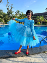 Load image into Gallery viewer, BT1727 Crimson Twinkle Fuchsia Dress for Winter Wonders
