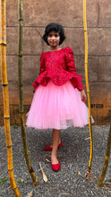 Load image into Gallery viewer, BT1728 Ruby Rapture Party Dress - For the Little Lady

