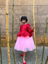Load image into Gallery viewer, BT1728 Ruby Rapture Party Dress - For the Little Lady
