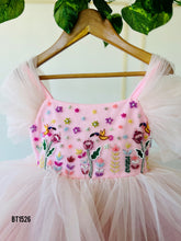 Load image into Gallery viewer, BT1526 Hand Embroidered Pastel Crinoline Birthday Gown
