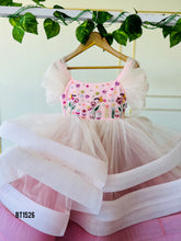 Load image into Gallery viewer, BT1526 Hand Embroidered Pastel Crinoline Birthday Gown
