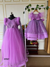 Load image into Gallery viewer, BT1527MB Mom Adult Gown for twinning Mom Baby Combo
