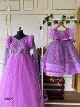 Load image into Gallery viewer, BT1527MB Mom Adult Gown for twinning Mom Baby Combo
