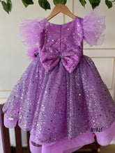 Load image into Gallery viewer, BT1527 Enchanted Lilac Sparkle Dress - Perfect for Your Princess&#39;s Special Moments
