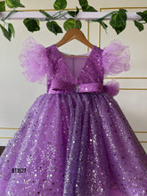 Load image into Gallery viewer, BT1527 Enchanted Lilac Sparkle Dress - Perfect for Your Princess&#39;s Special Moments
