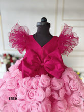 Load image into Gallery viewer, BT1534 Blossoming Beauty: Enchanted Rose Gala Gown

