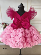 Load image into Gallery viewer, BT1534 Blossoming Beauty: Enchanted Rose Gala Gown
