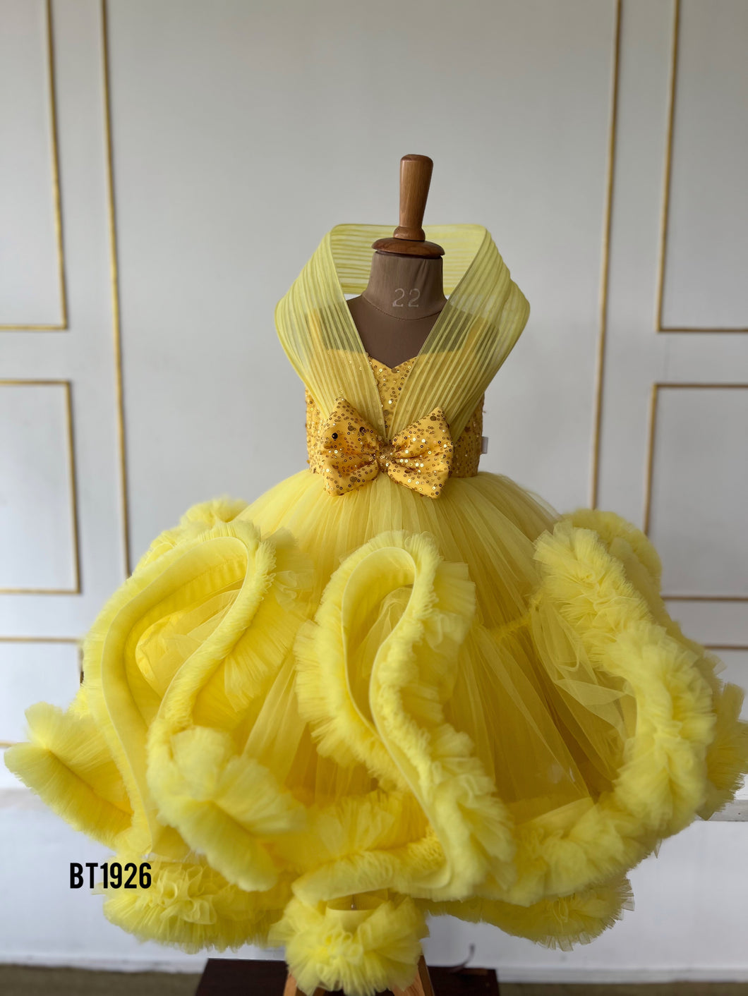 BT1926 Sunshine Princess Dress - Radiant Elegance