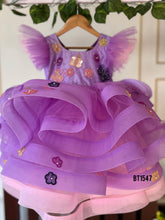Load image into Gallery viewer, BT1547 Lilac Whisper: Fairy-Tale Flutter Party Dress
